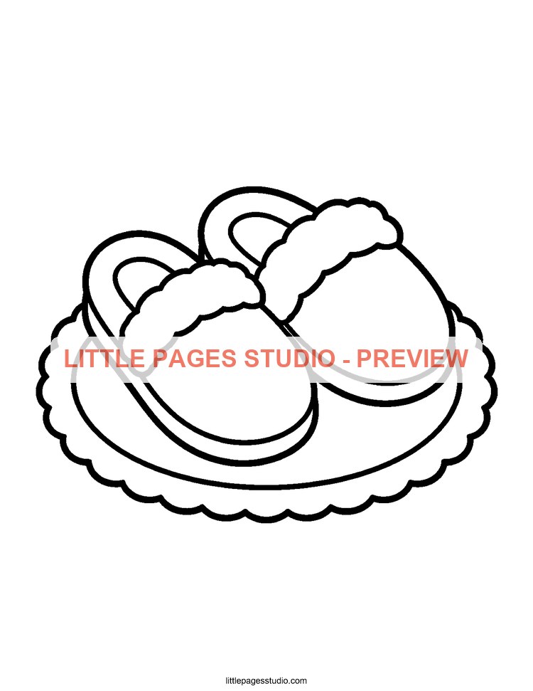 Watermarked preview of Cozy Little Moments coloring page 5