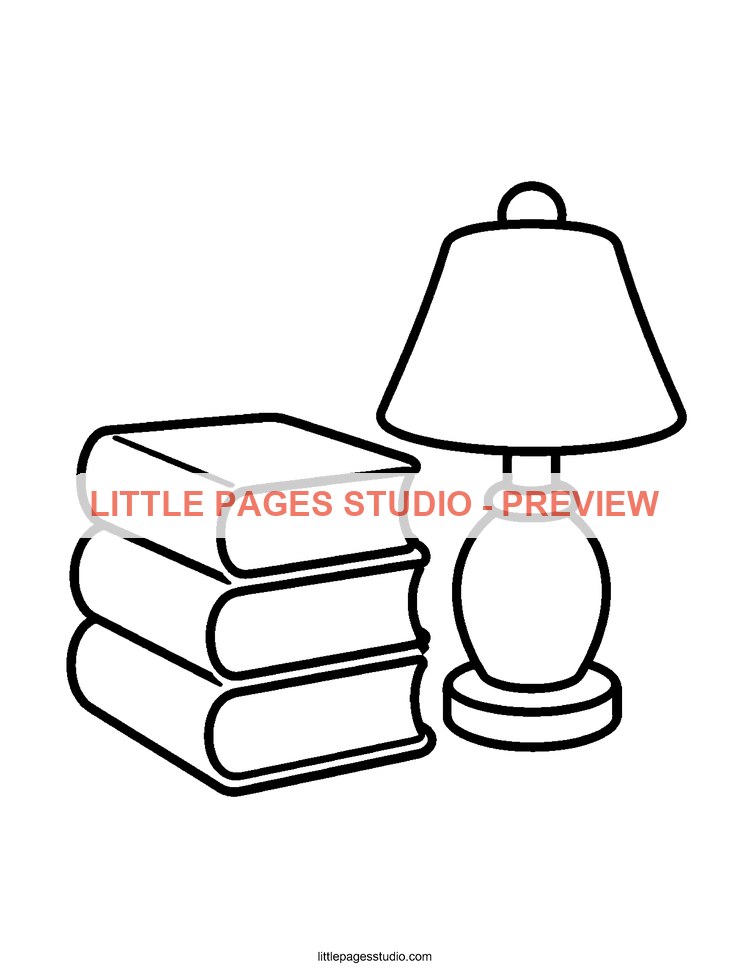 Watermarked preview of Cozy Little Moments coloring page 11