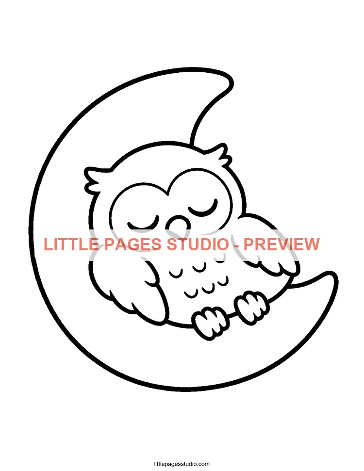 Watermarked preview of Cozy Little Moments coloring page 13
