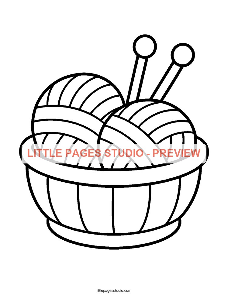 Watermarked preview of Cozy Little Moments coloring page 14
