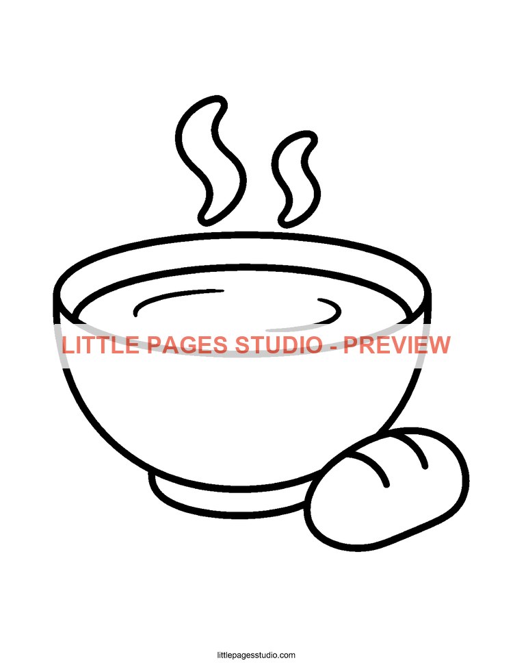 Watermarked preview of Cozy Little Moments coloring page 20