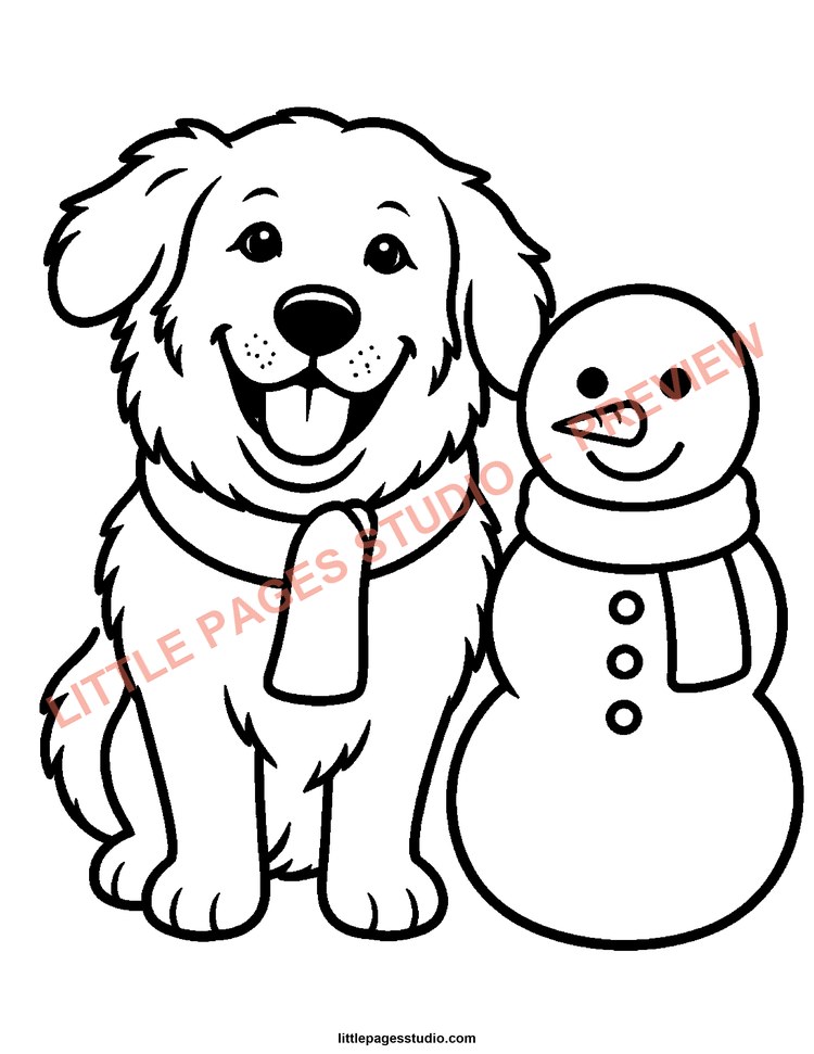 Watermarked preview of Happy Golden Days coloring page 16