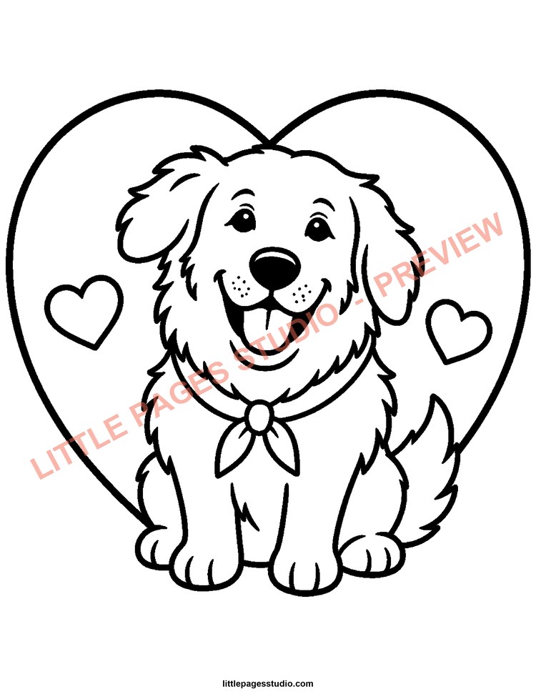 Watermarked preview of Happy Golden Days coloring page 19