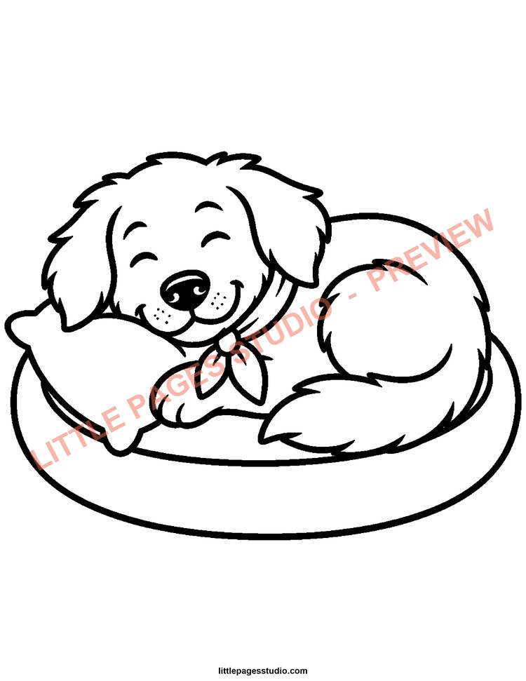 Watermarked preview of Happy Golden Days coloring page 20