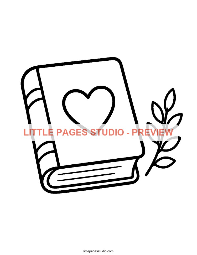 Watermarked preview of Jesus Loves Me Sunday School coloring page 9